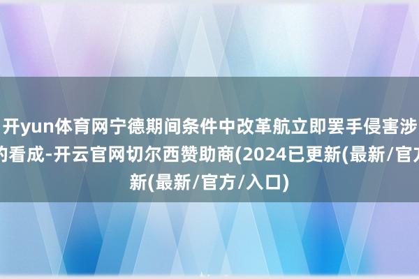 开yun体育网宁德期间条件中改革航立即罢手侵害涉诉专利的看成-开云官网切尔西赞助商(2024已更新(最新/官方/入口)
